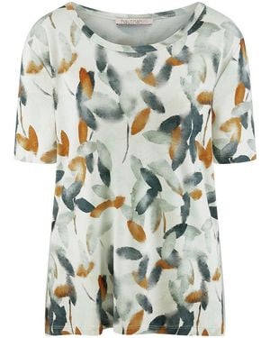 Hautnah Kurzes Jersey-Schlafshirt - Grau