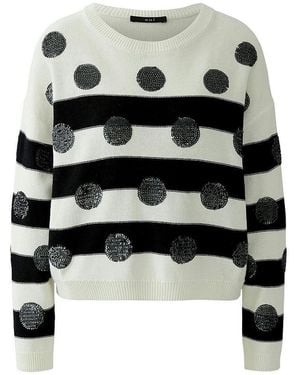 Ouí Rundhals-Pullover - Weiß