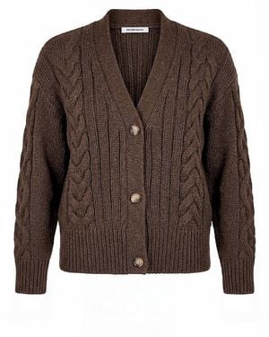 Peter Hahn Strickjacke - Braun