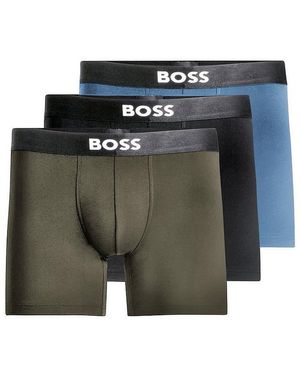 BOSS Boxershorts Im 3Er-Pack - Grün