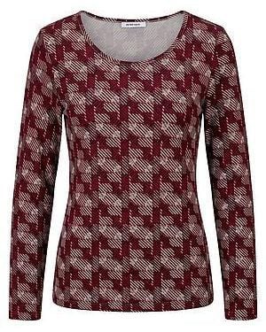 Peter Hahn Shirt Ronde Hals Van - Rood