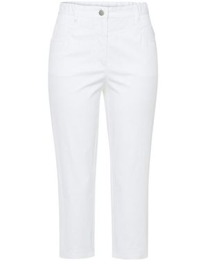 Peter Hahn Comfort fit caprihose, , gr. 22, baumwolle - Weiß