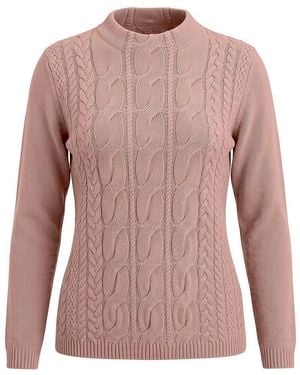 Peter Hahn Rundhals-Pullover - Pink