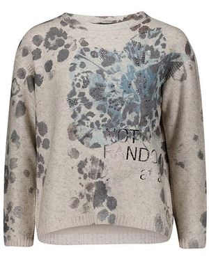 Betty Barclay Rundhals-pullover - Grau