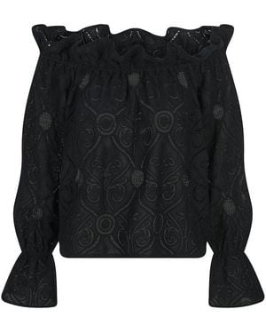 TALBOT RUNHOF X PETER HAHN Bluse - Schwarz