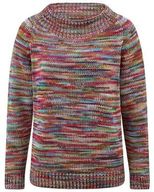 Inkadoro Rundhals-Pullover - Mehrfarbig