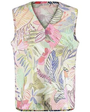 Gerry Weber Leinen-Bluse - Grau
