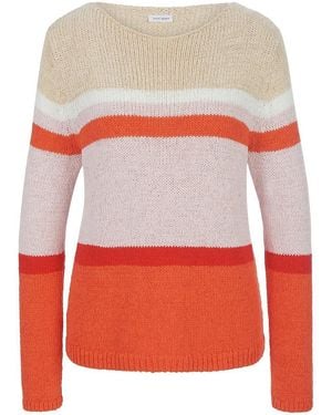 Gerry Weber Trui Ronde Hals Van - Rood