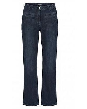 Peter Hahn Bootcut Fit-Jeans Van - Blauw