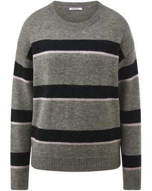 Peter Hahn Rundhals-Pullover - Grau