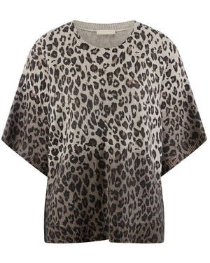 include Rundhals-pullover - Grau
