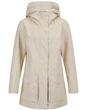 Peter Hahn Long-Jacke - Weiß