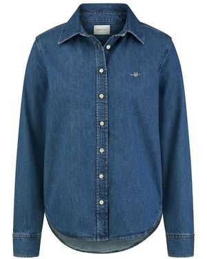 GANT Jeansbluse - Blau