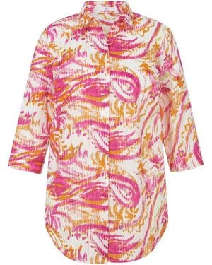 Emilia Lay Bluse 3/4-Arm - Pink