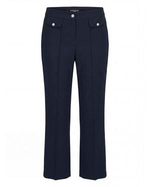 Fadenmeister Berlin Straight Fit-7/8 Hose - Blau