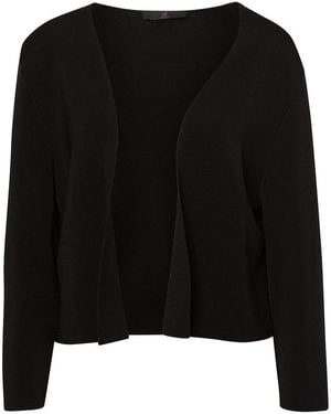 Emilia Lay Strickjacke 3/4-Arm - Schwarz