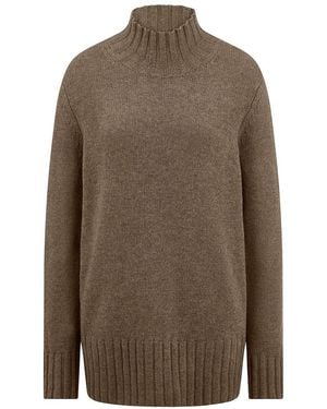 include Long-Pullover, Gr. S - Braun