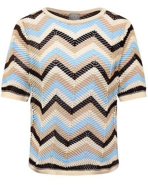 Rabe Rundhals-Pullover - Grau