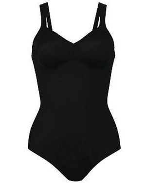 Rosa Faia Corselet Twin Van - Zwart