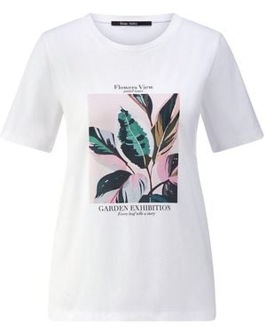 MARC AUREL Rundhals-shirt - Weiß