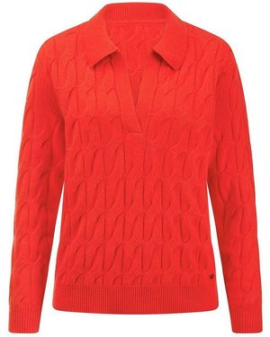 Basler Polo-Pullover 1/1-Arm - Rot