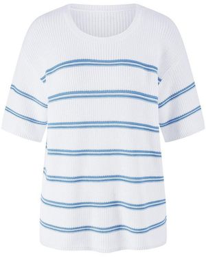 Emilia Lay Rundhals-Pullover - Blau