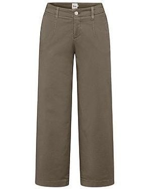 Brax Wide Leg 7/8-Broek Van - Grijs