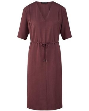 Fadenmeister Berlin Kleid Mit V-Ausschnitt, Gr. S - Lila
