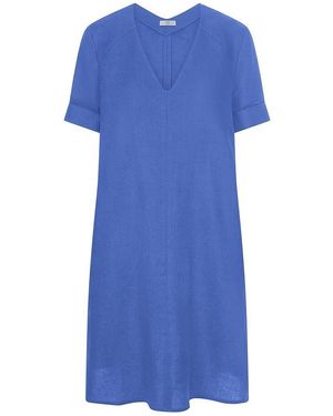 Riani Kleid V-Ausschnitt - Blau