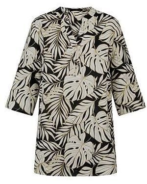 Emilia Lay Lange Blouse Van - Grijs