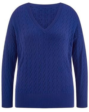 Emilia Lay Trui Lange Mouwen Van - Blauw