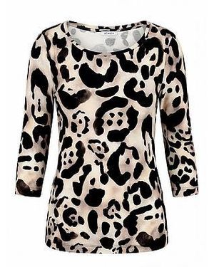 efixelle Shirt Ronde Hals Van - Zwart