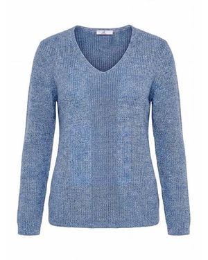 Emilia Lay V-Pullover - Blau