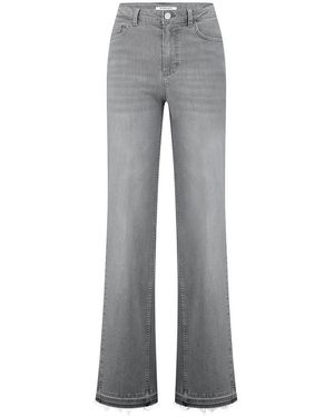 Peter Hahn Wide Leg-Jeans - Grau