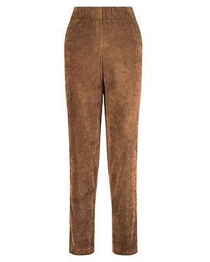 DAY.LIKE Straight Fit-Cordbroek Steekzakken Van - Bruin