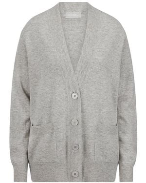 include Strickjacke Aus 100% Kaschmir - Grau