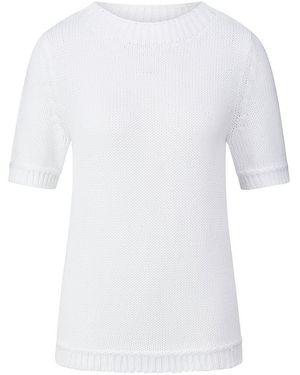 Peter Hahn Rundhals-pullover - Weiß