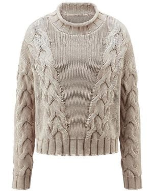 Peter Hahn Pullover Stehkragen - Grau