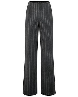 Peter Hahn Wide Fit-Jersey Broek Van - Grijs