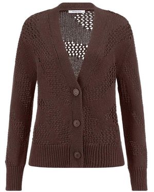Peter Hahn Strickjacke - Braun