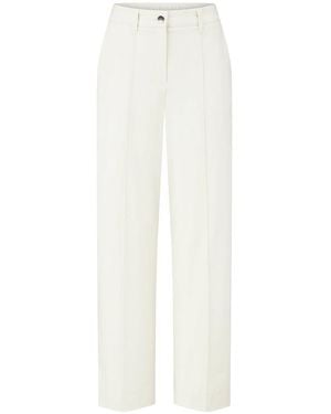 Basler Knöchellange Wide Fit-Hose - Weiß