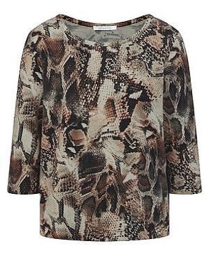 efixelle T-Shirt Ronde Hals Van - Grijs