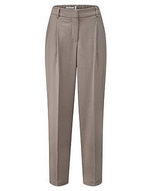 Peter Hahn Enkellange Modern Fit-Broek Van - Grijs