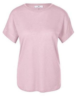 Peter Hahn Shirt Ronde Hals En Verbrede Schouders Van - Roze