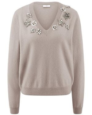 Riani V-Pullover - Grau