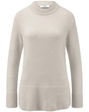 Peter Hahn Long-Pullover - Weiß