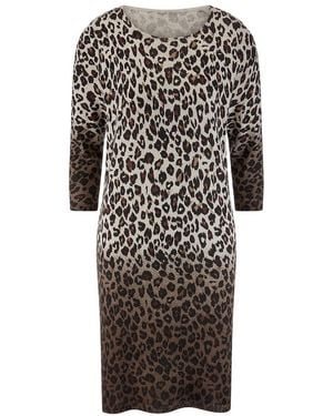include Strickkleid U-Boot-Ausschnitt - Schwarz