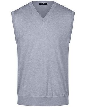 Peter Hahn Slip-Over 100% Scheerwol Van - Blauw