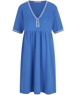Hautnah Nachthemd - Blau