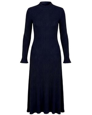 efixelle Jersey-Kleid - Blau